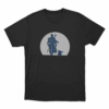 Mandalorian And Grogu Silhouette Unisex T Shirt Black