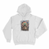 Starry Night Grogu Unisex Hoodie White